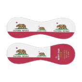 California Best Vater, patriotische USA, Flag Baseball (Paneele)