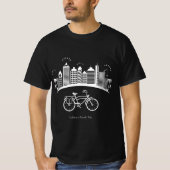 California Bicycle Trip men Männer schwarz-weiß T-Shirt (Vorderseite)