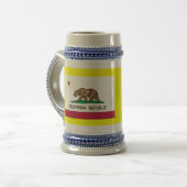 California* Bierstein Bierglas (Vorderseite Links)