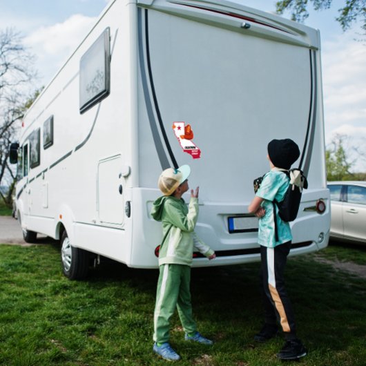 California Bigfoot Country Staat Map Vehicle Aufkleber