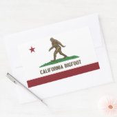 California Bigfoot Rechteckiger Aufkleber (Umschlag)
