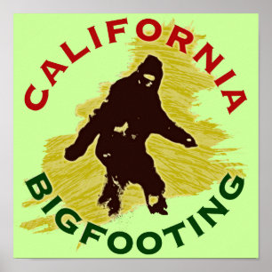California Bigfooting Poster