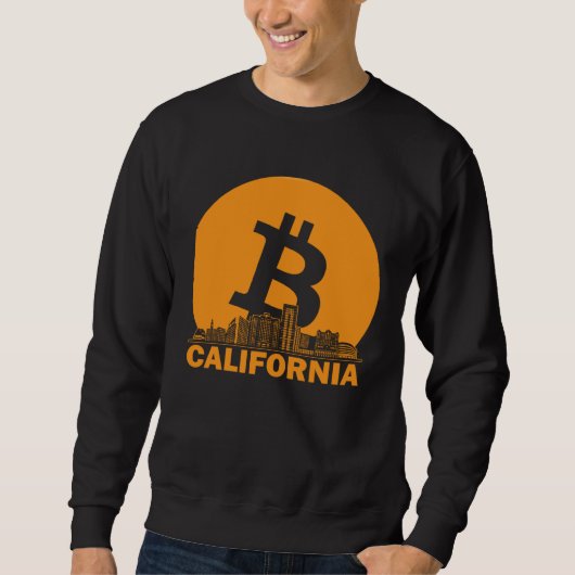 California Bitcoin Maximalist Bitcoin California Sweatshirt (Vorderseite)
