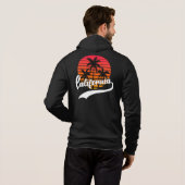 California Black Fleece Zip Hoodie (Schwarz voll)