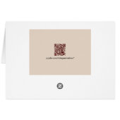 California Blue Jay Bird Danke Karte (Rückseite Horizontal)