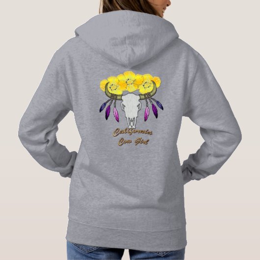 California Boho Cowgirl Hoodie (Rückseite)