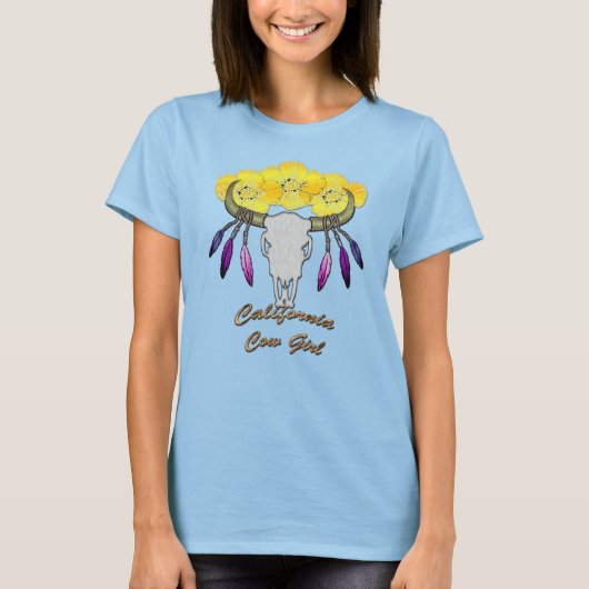 California Boho Cowgirl T-Shirt (Vorderseite)