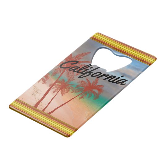 California Bottle Opener Geldbeutel Flaschenöffner (Vorderseite Schrägansicht)