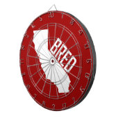 California Bred Dartscheibe (Vorderseite rechts)