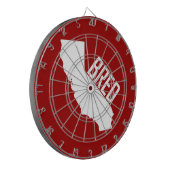 California Bred Dartscheibe (Vorderseite Links)