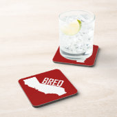 California Bred Getränkeuntersetzer (Rechte Seite)