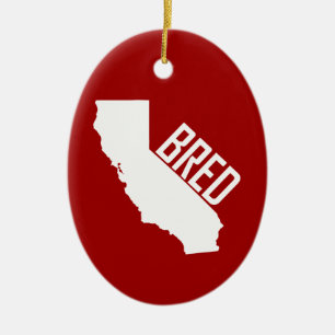California Bred Keramikornament