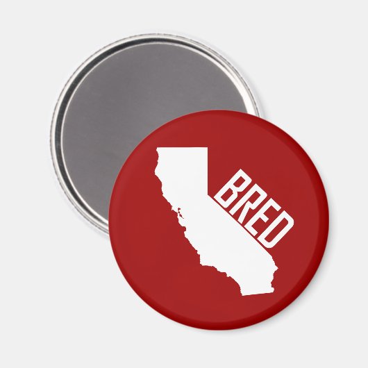 California Bred Magnet (Vorderseite/Rückseite)