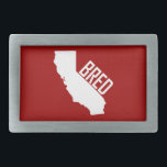 California Bred Rechteckige Gürtelschnalle<br><div class="desc">Viele Leute ziehen hier raus,  weil es gut ist... . phantastisch. Lass ihnen,  dass du nie irgendwo umgezogen bist.</div>