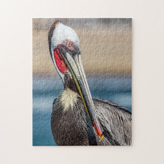 California Brown Pelican, Fine Art Foto, Puzzle (Vertikal)