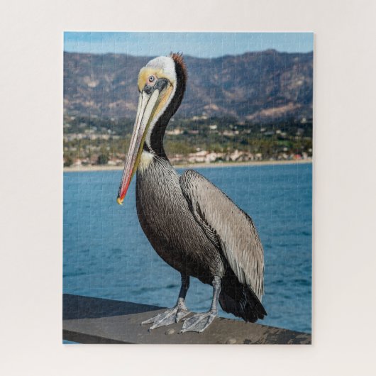 California Brown Pelican Portrait Puzzle (Vertikal)