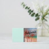 California Business Card Visitenkarte (Stehend Vorderseite)