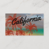 California Business Card Visitenkarte (Rückseite)