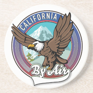 California By Air Reise-Patch Getränkeuntersetzer