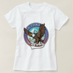 California By Air Reiseabzeichen T-Shirt
