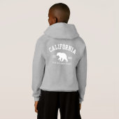 California CA Bear Hoodie (Schwarz voll)