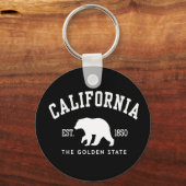 California CA Bear Schlüsselanhänger (Vorderseite)
