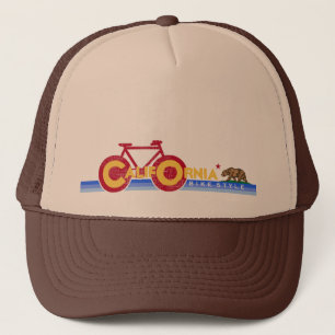 California CA bike Truckerkappe