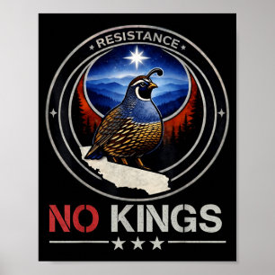 California ca rebellische Vogelallianz Widerstand Poster