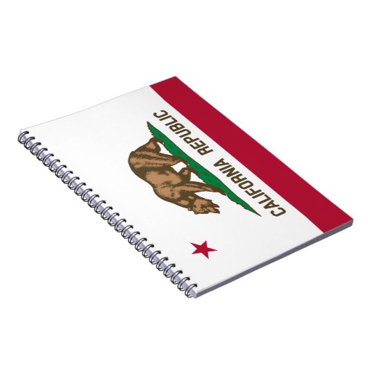 California Cali Republic Bear Flag, US-Staaten Hin Notizblock (Rechte Seite)