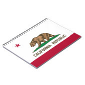 California Cali Republic Bear Flag, US-Staaten Hin Notizblock (Linke Seite)