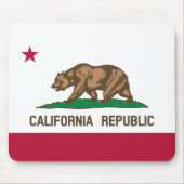 California Cali Republic Bear Flag, US-Staaten Mou Mousepad (Vorne)