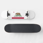 California Cali Republic Bear Flag, US Staaten Ska Skateboard (Horizontal)