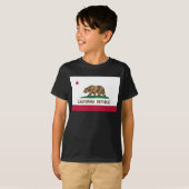 California Cali Republic Bear Flag, US-Staaten T-S T-Shirt (Vorne ganz)