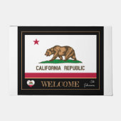 California & California Flag house mat/sports USA Fußmatte (Vorderseite)