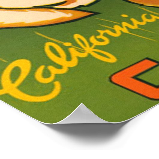 California Carrots Crate Label Poster (Ecke)