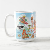 California Cartoon Paradise Tasse (Links)