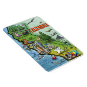 California Cartoons Map Magnet (Rechte Seite)