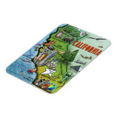 California Cartoons Map Magnet (Linke Seite)