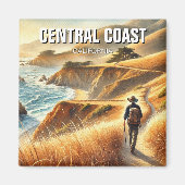 California Central Coast Hiker Magnet (Vorne)