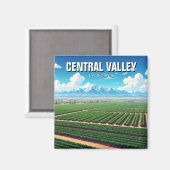 California Central Valley Magnet (Vorderseite/Rückseite)