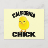 California Chick Postkarte (Vorderseite)