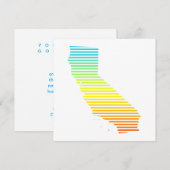 California chill fade einladung (Vorne/Hinten)