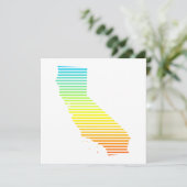 California chill fade einladung (Stehend Vorderseite)