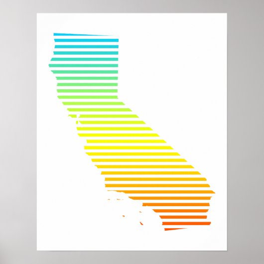 California chill fade poster (Vorne)