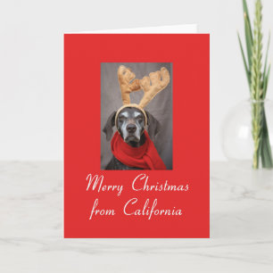 California Christmas Card, Staat spezifisch Feiertagskarte