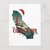 California Christmas Staat Karte Beschreibung (Vorderseite)