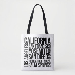 California Cities Word Art - San Francisco Tasche