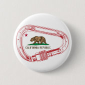 California Climbing Carabiner Button (Vorderseite)