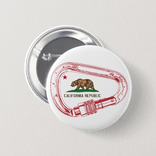 California Climbing Carabiner Button (Vorne & Hinten)