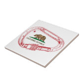 California Climbing Carabiner Fliese (Seite)